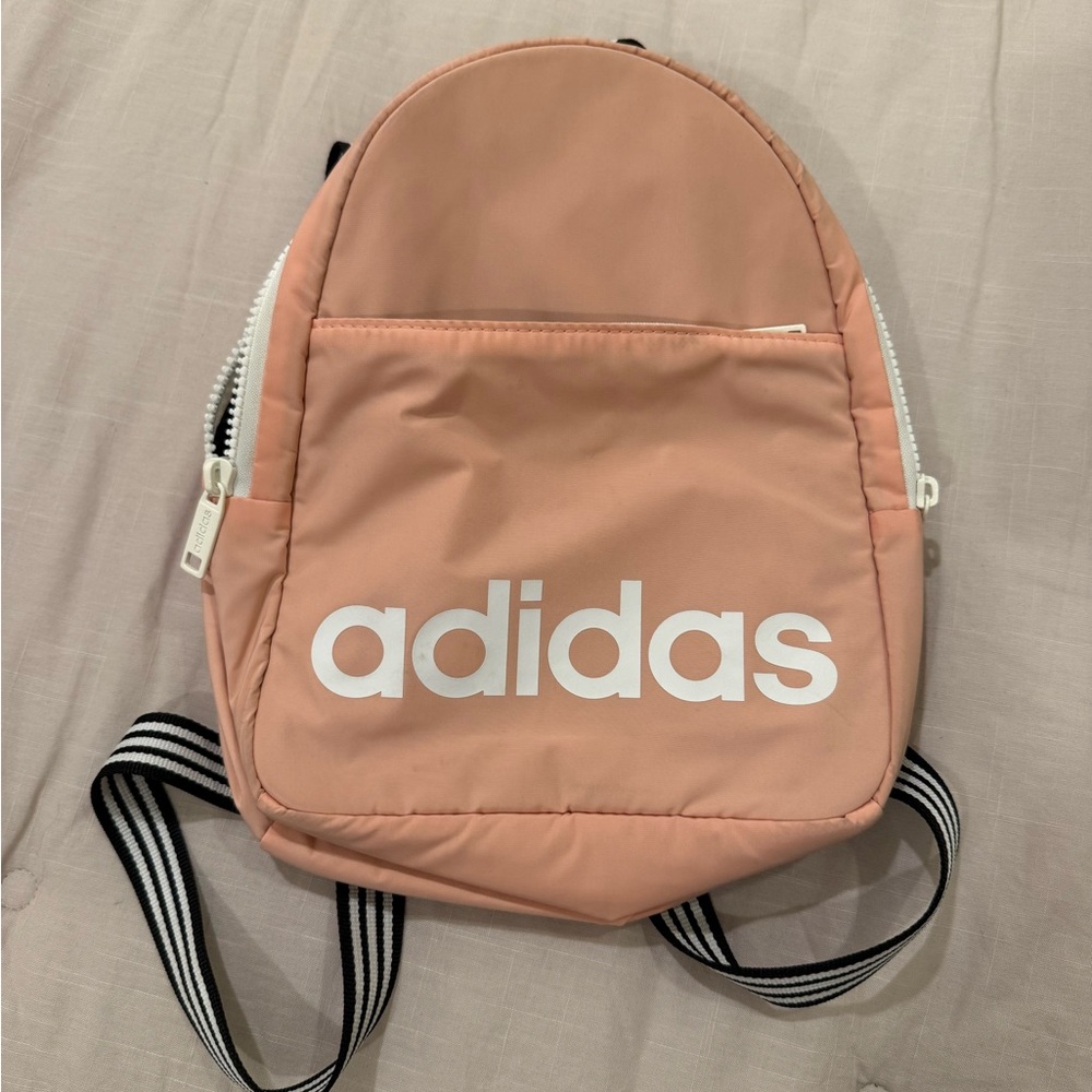 Adidas Backpack with Pink and White Details